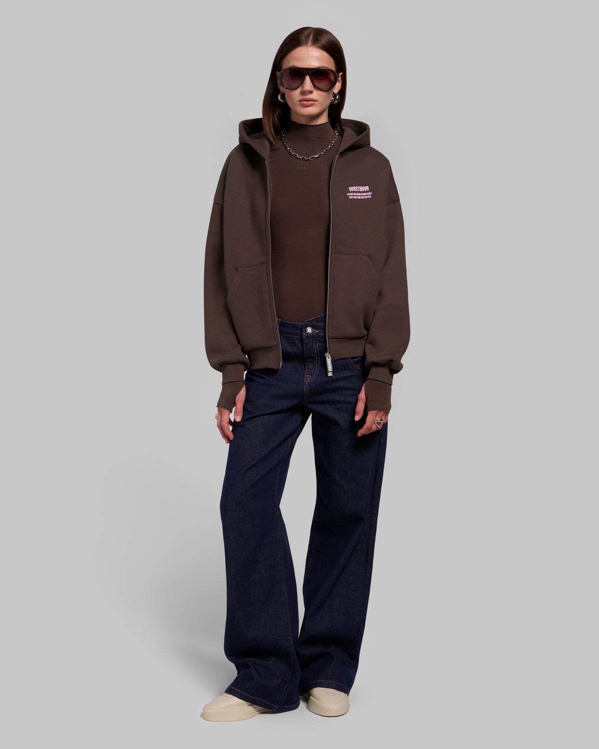 STUDIO HOODED ZIP JACKET