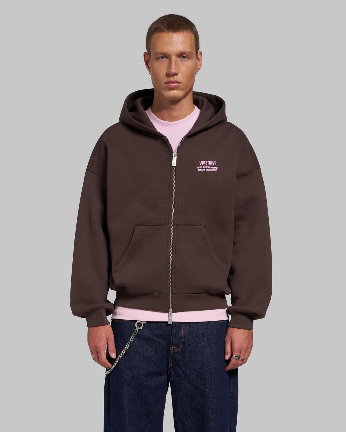 STUDIO HOODED ZIP JACKET