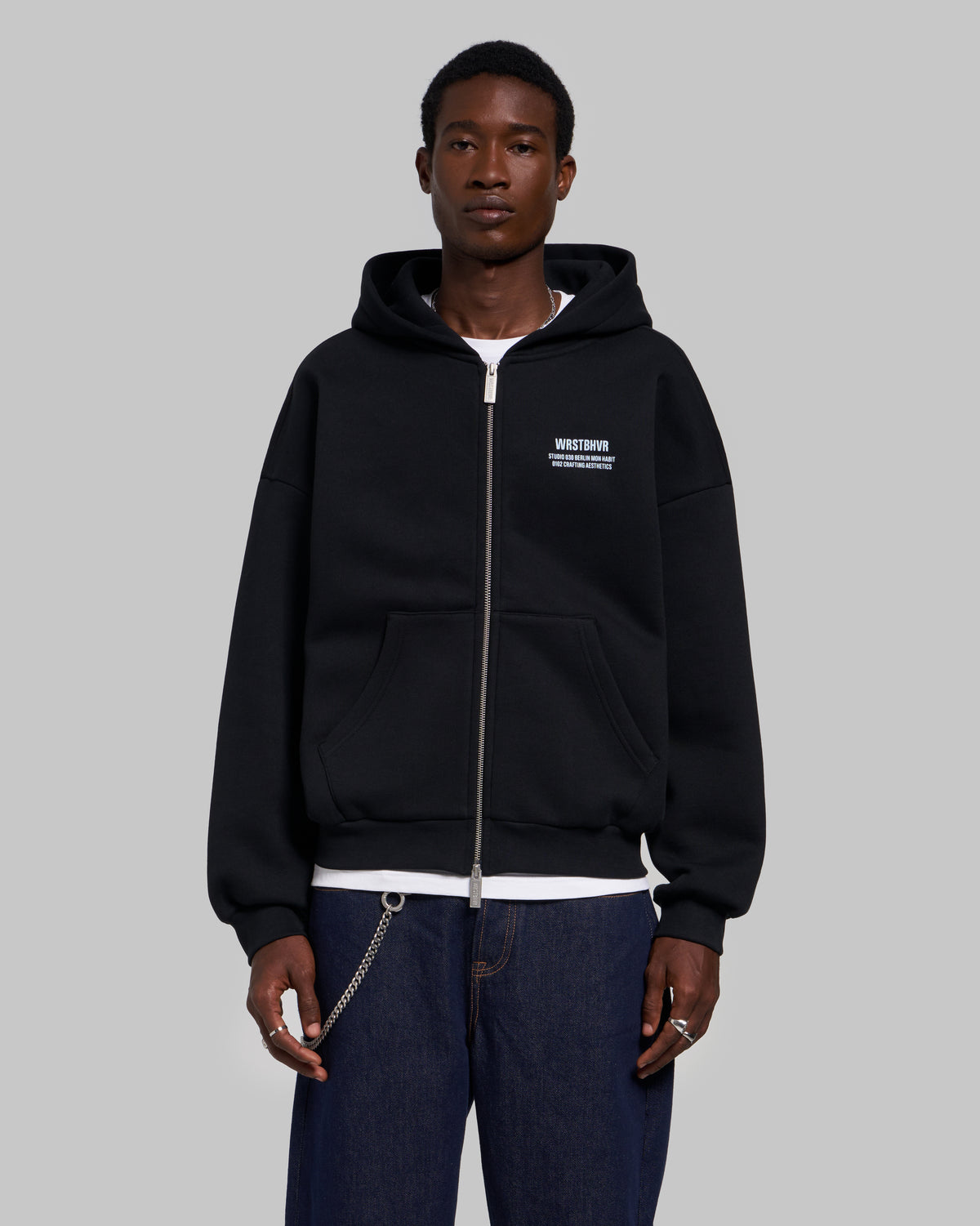 STUDIO HOODED ZIP JACKET